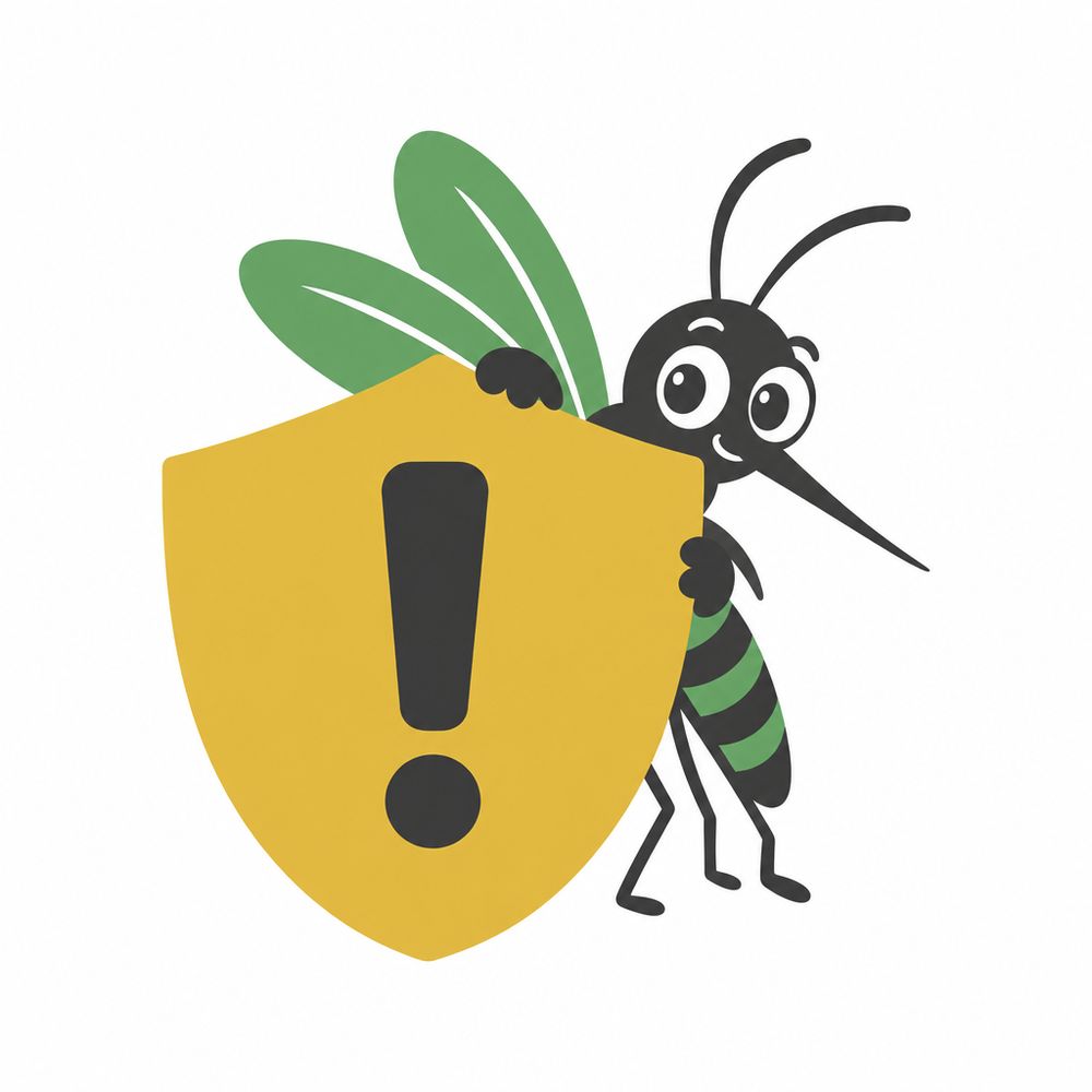 Shield and a mosquito